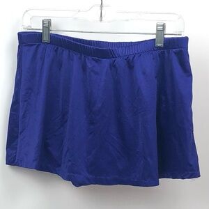 Le Cove Swim Skirt Swim Bottom with Built in Panty Purple Size 14